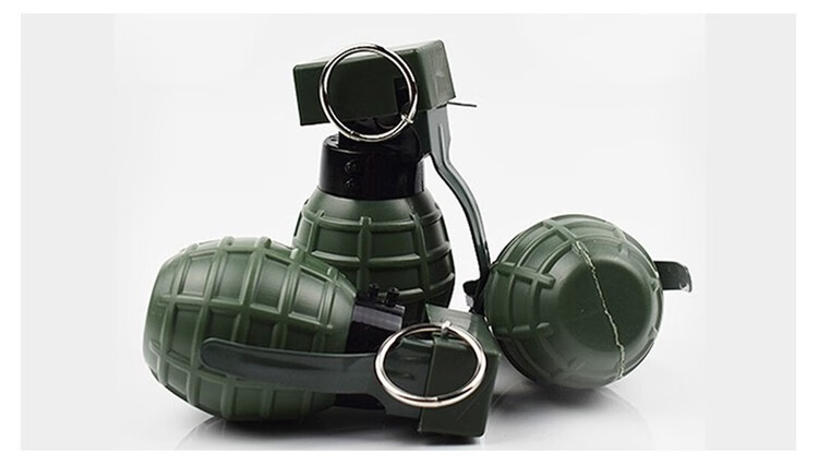 822模拟雷教练弹手榴模型投掷训练弹82式橡胶训练弹橡胶防爆弹催泪d可