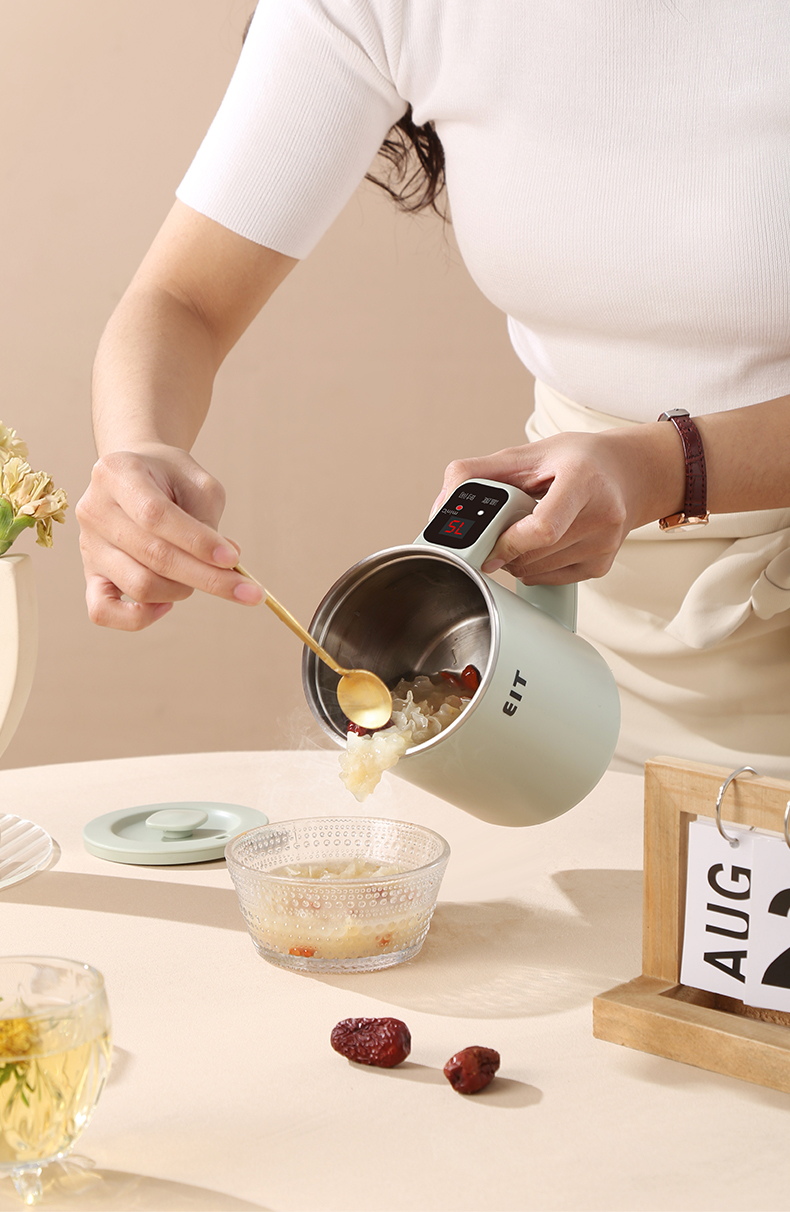 煮麦片神器电热杯小型单人便携式养生电炖杯办公室热牛奶加热煮茶电煮