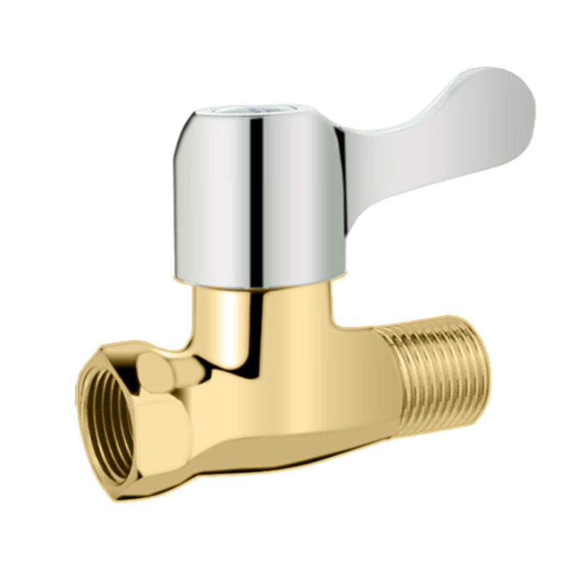 全铜内外丝直通阀4分自来水管开关热水器止水阀内丝三角阀水龙头 合金