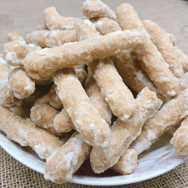 儿时怀旧味道兰花根传统糕点零食老式花根零食1斤1斤