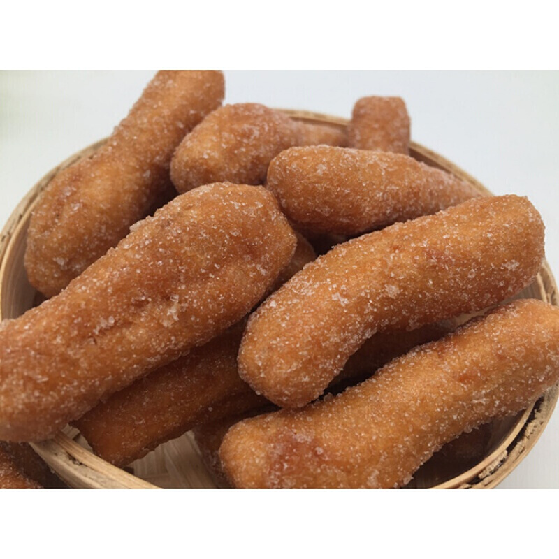 雪花条糯米条糯米果棒香酥脆糕点小吃零食传统糕点散装500g原味