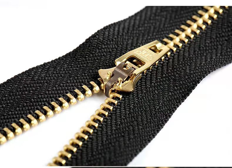 10条牛仔裤拉链真铜4号黑色门襟铁拉链131518cm休闲裤子拉锁铜拉链10