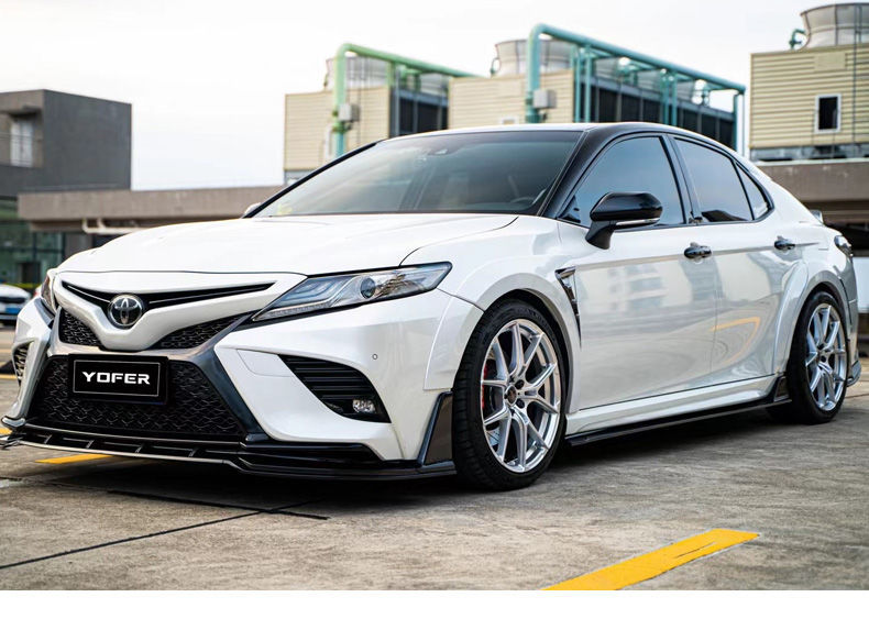 适用于18-22款凯美瑞宽体运动改装套件 锋尚版前后唇侧裙尾翼轮眉定制