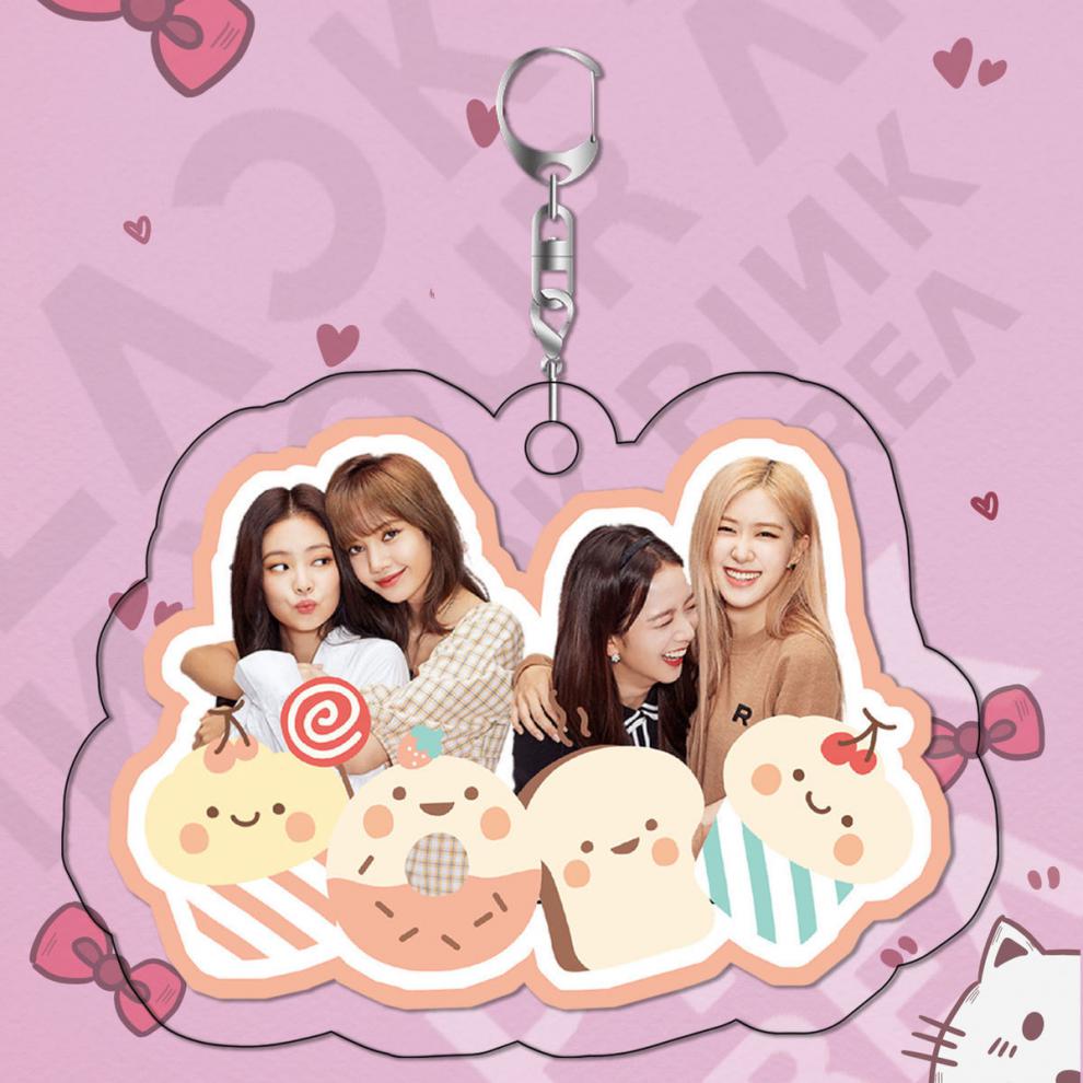 blackpink周边钥匙扣roselisajisoojennie应援钥匙扣女可爱生日礼物者