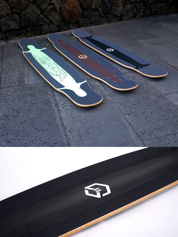 树长板滑板初学者专业板男女儿童成人舞板平花刷街代步双翘四轮 苏