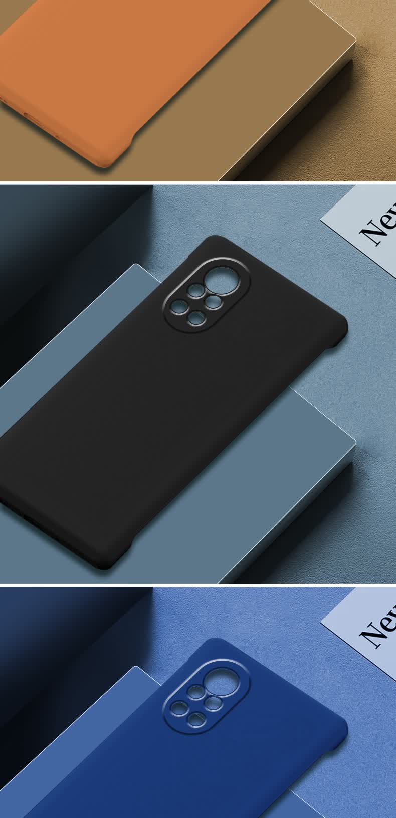 必壳荣耀v40手机壳华为荣耀v40保护壳无边框荣耀v40轻奢版半包防摔套