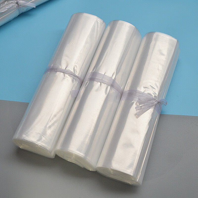 平口塑料袋子小号pe袋透明包装袋高压薄膜袋食品袋加厚防潮防尘袋 25*