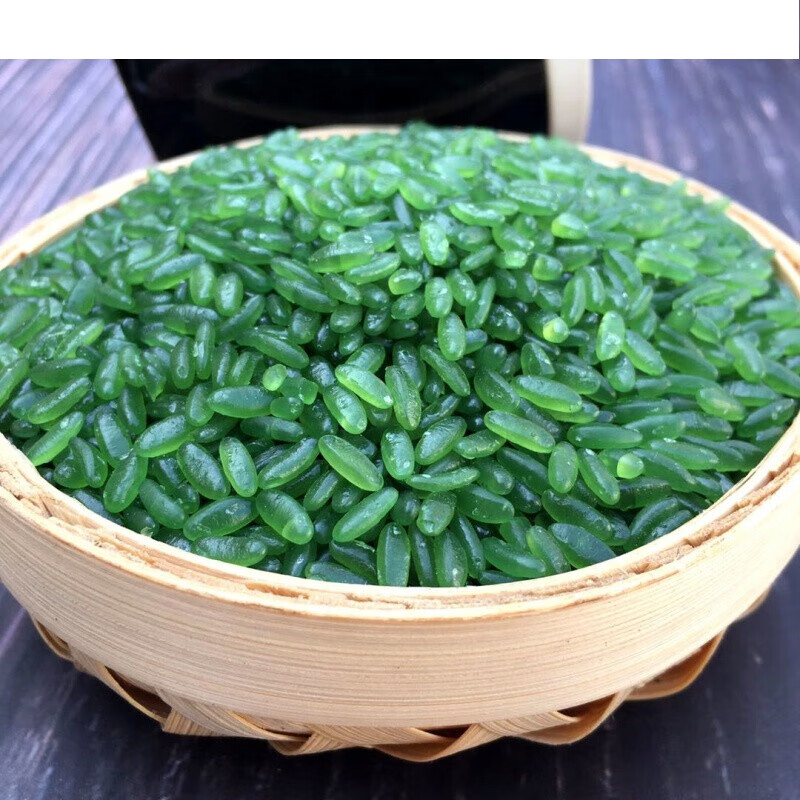 绿竹香米煮熟的图片图片