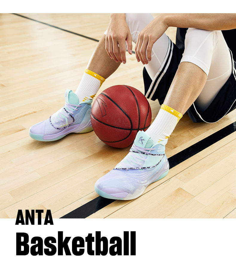 安踏汤普森kt6篮球鞋男2021秋冬新款运动男鞋网面透气训练专用球鞋