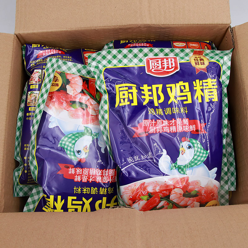 g 鸡精家用商用鸡粉味精调味料家庭装整箱 厨邦鸡精900g*10袋(整箱)