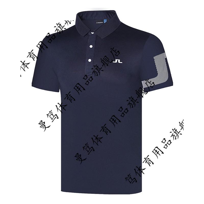 jl夏季高尔夫服装男装t恤短袖运动速干透气polo衫球衣golf上衣服宝