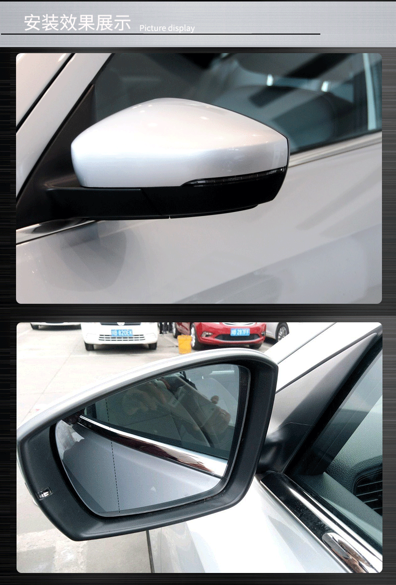 立始适用于大众朗逸13-17年款后视镜倒车镜反光镜左右折叠总成带烤漆