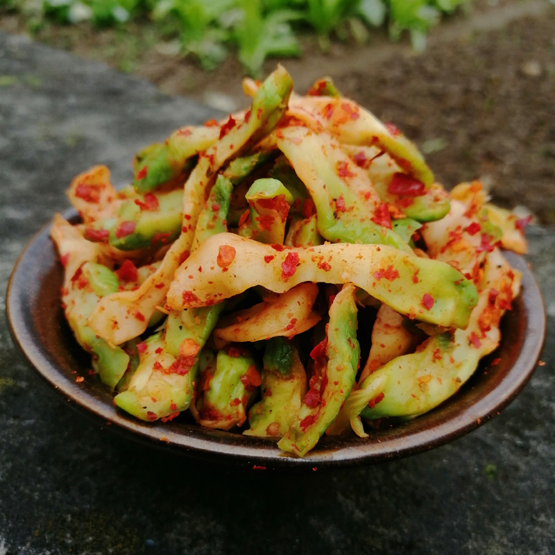 四川宜宾特产新鲜菱角菜麻辣新鲜榨菜儿菜下饭菜咸菜开胃菜爽口菜250g