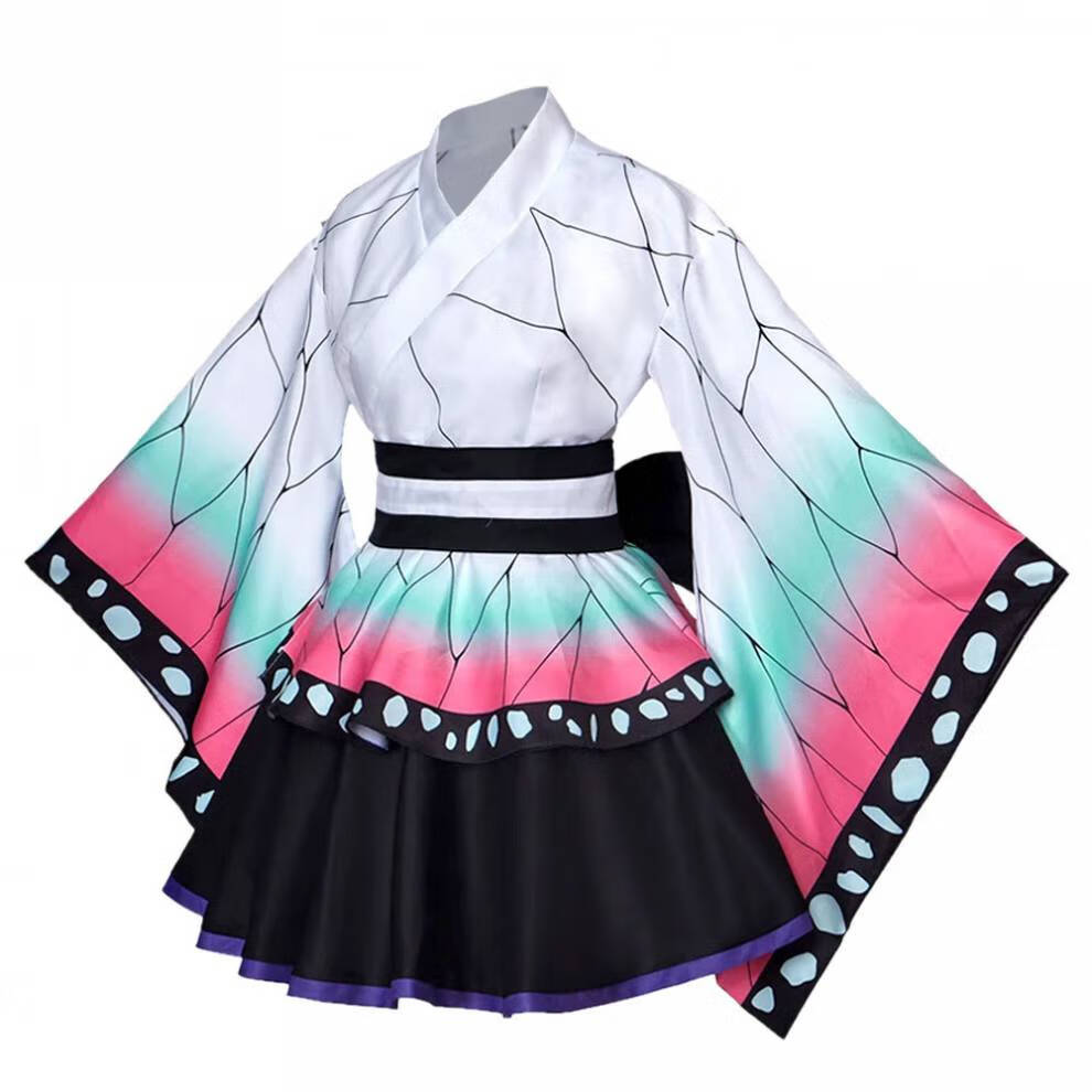华幻鬼灭之刃cos服 蝴蝶忍女仆裙 万圣节cosplay女