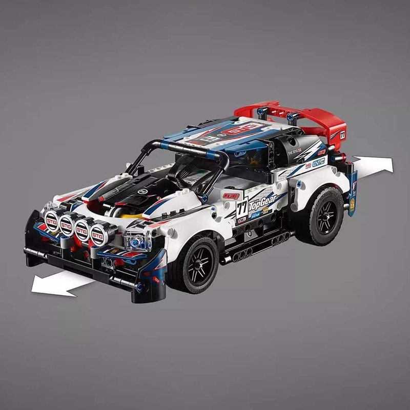 乐高42109遥控拉力赛车lego积木小颗粒玩具机械组男孩子益智礼物42109