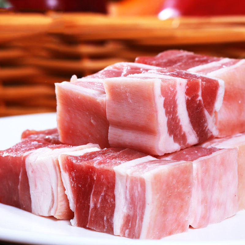 顺丰冷链新鲜冷冻五花肉块生鲜冷冻猪肉调理五花肉片生猪肉鲜琛觅精选