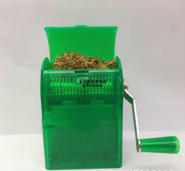 特百恵(tupperware)同款品质手摇磨烟机新款家用切烟叶磨烟丝两用型