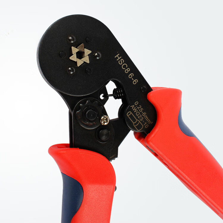 沙薇尔 压线钳6-6压接线管型端子欧式针型端子钳六角钳0.