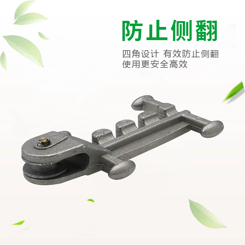 加厚大棚放风滑轮夹子温室大棚风口放风器温室养殖场通风卡子银色不坏