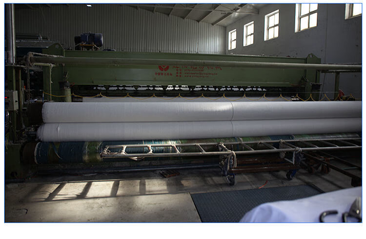 毛毡白色透水路面混凝土养护桥梁保湿种植滤水汐岩白色土工布土工布