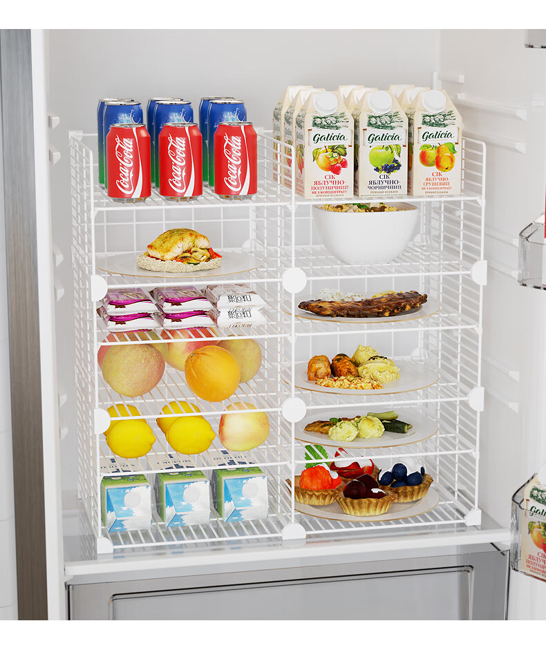 【京挑细选】冰箱隔层板冰柜架子内部储物置物架冷藏收纳冰箱里的隔层