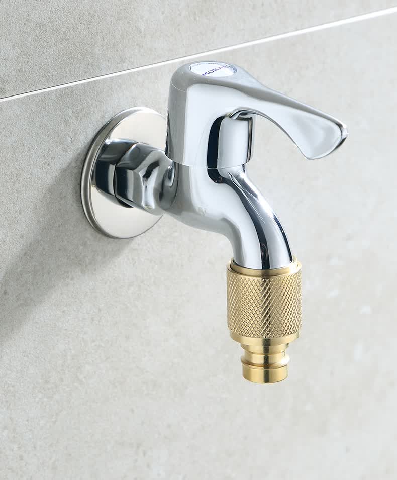 洗车水龙头户外四分软管接头室外转换接头快接洗衣机接头配件带锁龙头