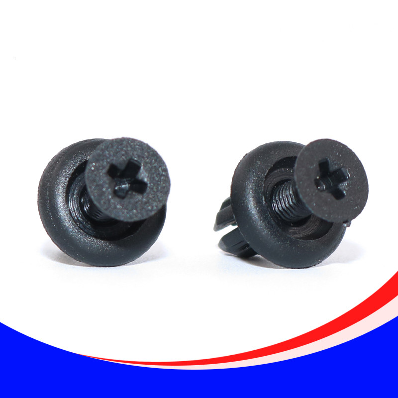 m5毫米孔固定穿心膨胀螺丝卡扣挡泥板内衬饰板铆钉卡钉安钉扣配件 50