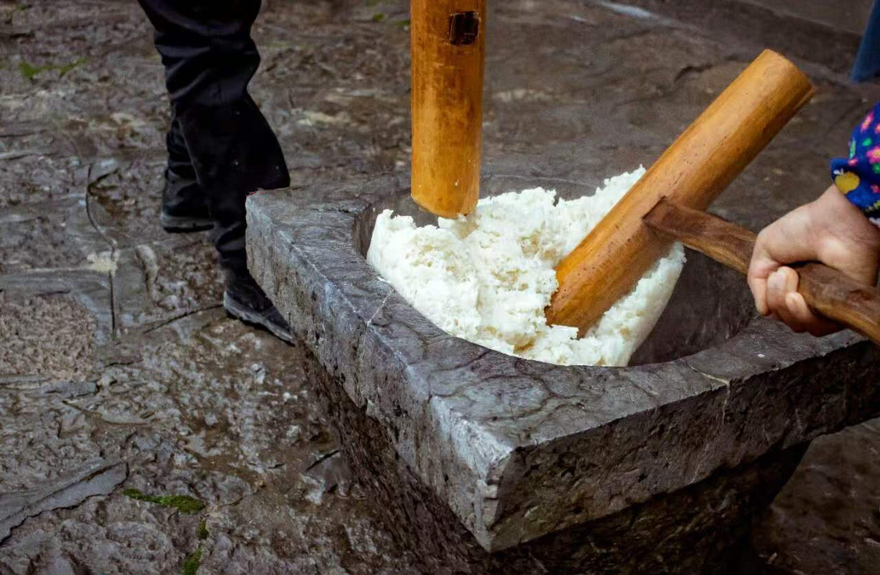 湖南湖北湘西龙山来凤土特产土家五谷杂粮糍粑纯手工3斤装原味