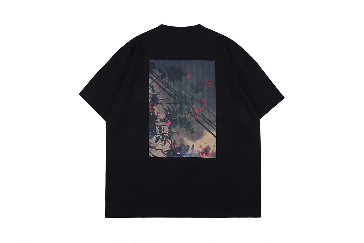 fear of god 复线essentials花卉短袖t恤男女高街宽松fog情侣tee官方