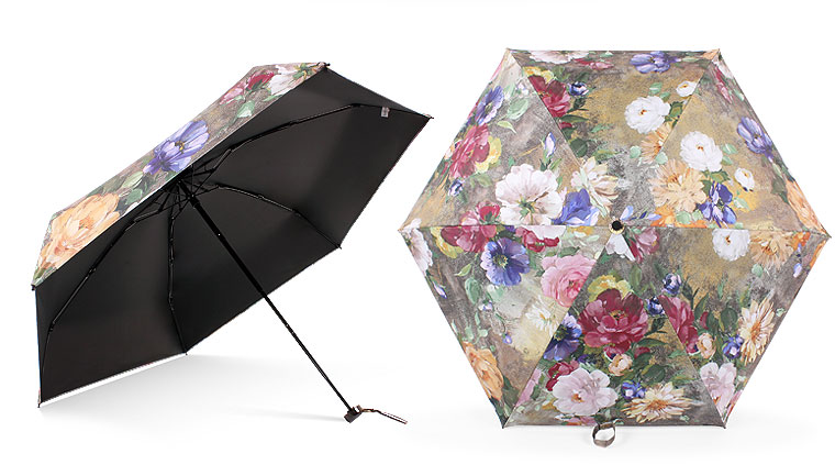 掌心伞太阳伞 宏达太阳伞迷你伞超轻便携小巧五折晴雨两用口袋伞女无