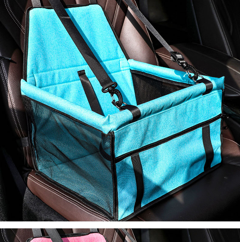 车载宠物包宠物旅行垫汽车挂包透气宠物车载包宠物用品红色