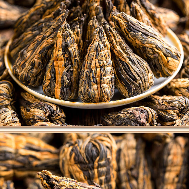 碧叶戏潭【滇红宝塔】2022新茶云南滇红茶叶纯手工蜜香宝塔红茶礼盒装