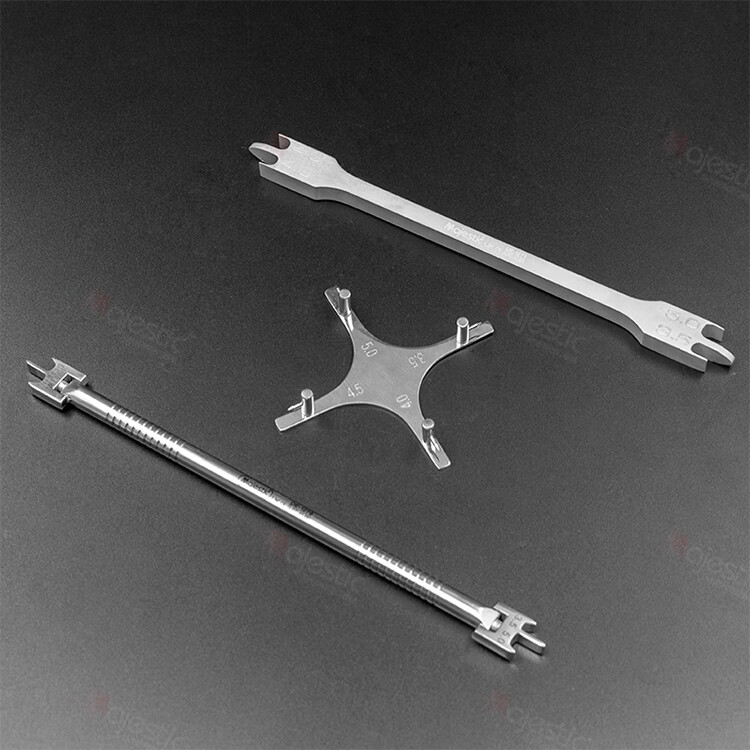 牙科工具托槽定位器杆式十字星型齿科进口腔正畸器械材料杆式托槽定位