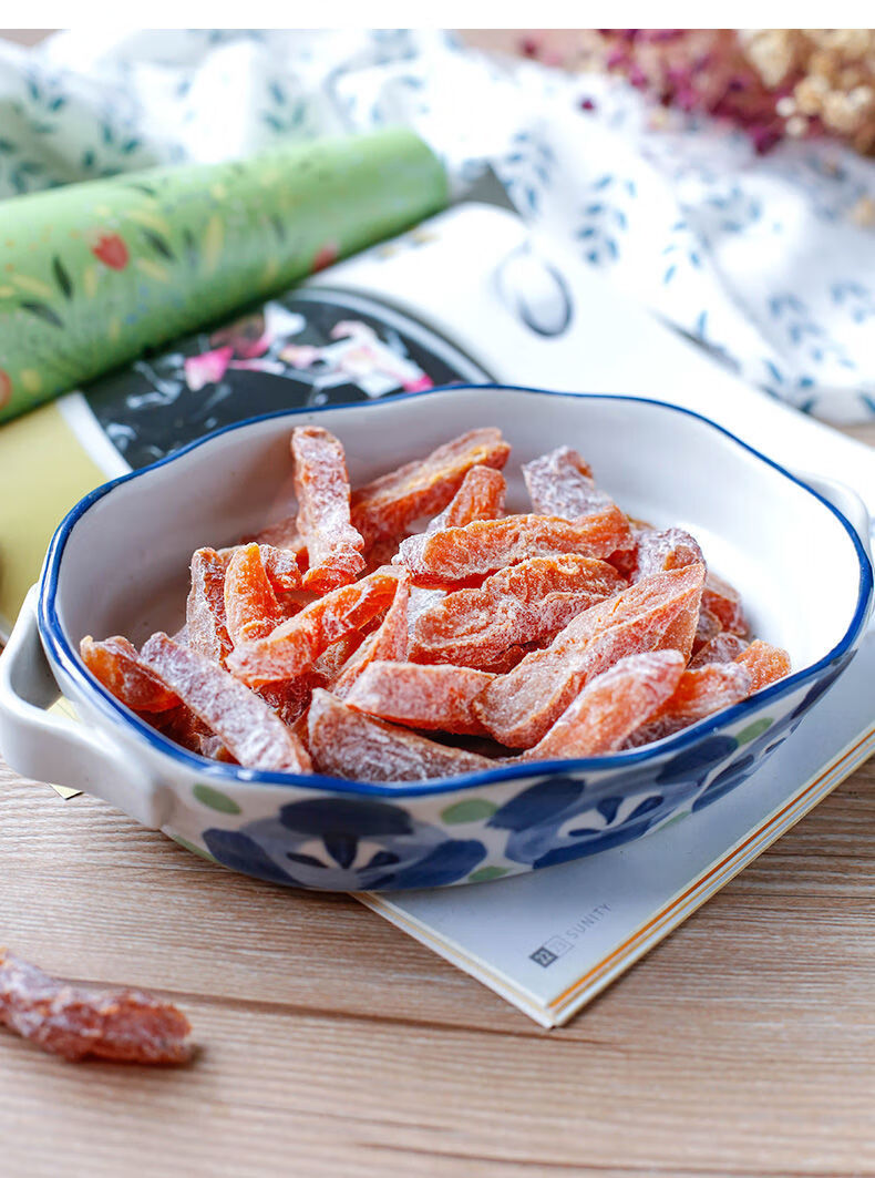 2斤盐津水蜜桃肉干125g袋装蜜饯果脯桃干水果干酸闲零食桃条 盐津桃肉