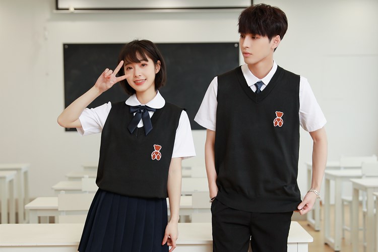 中附校服英伦学院风初高中班服夏季套装学生运动会毕业服演出制服中附