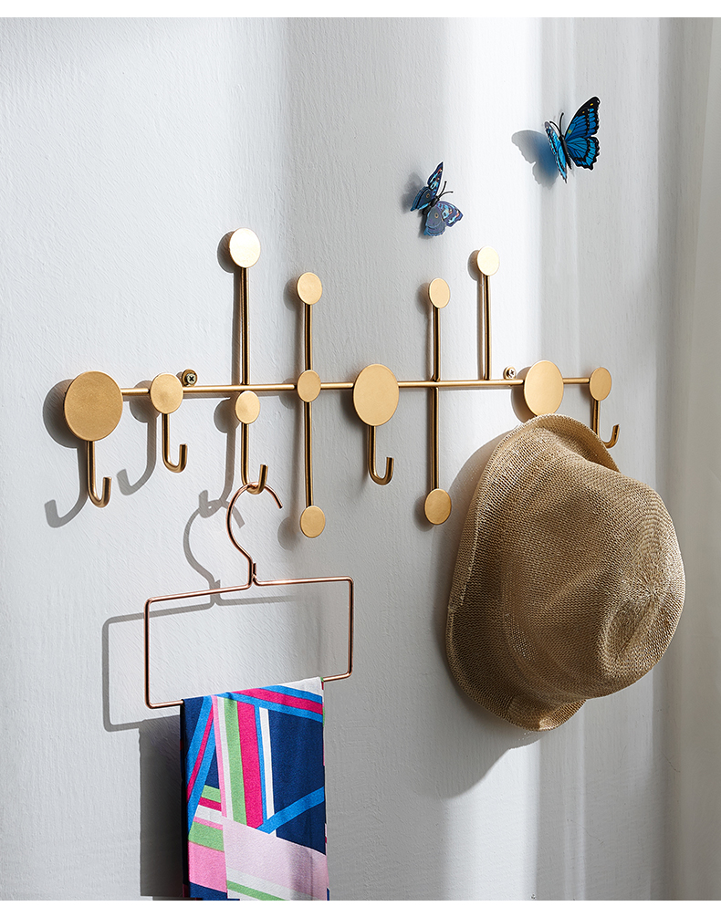 挂衣钩墙上创意门口墙上挂钩挂衣架入户进门玄关壁挂墙壁试衣间挂衣钩