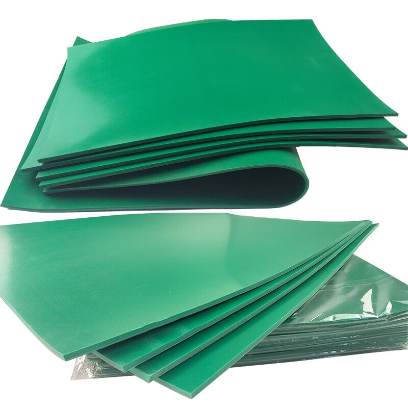 版画雕刻板胶板版画胶版绿色pvc板绿版雕刻板绿胶版橡胶板 4k 38*52cm