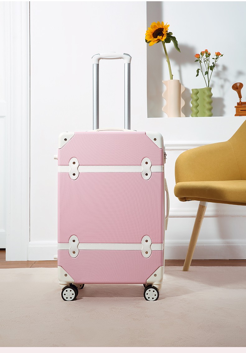 稻草人行李箱登机拉杆箱男女出差旅行箱24英寸大容量静音万向轮2021年