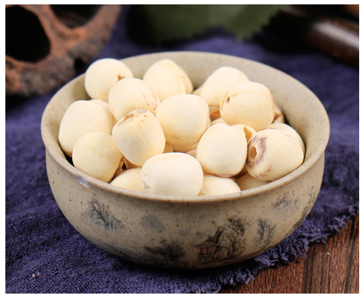 北京同仁堂莲子湘莲500g干货磨皮去芯白莲子肉可搭配银耳百合干