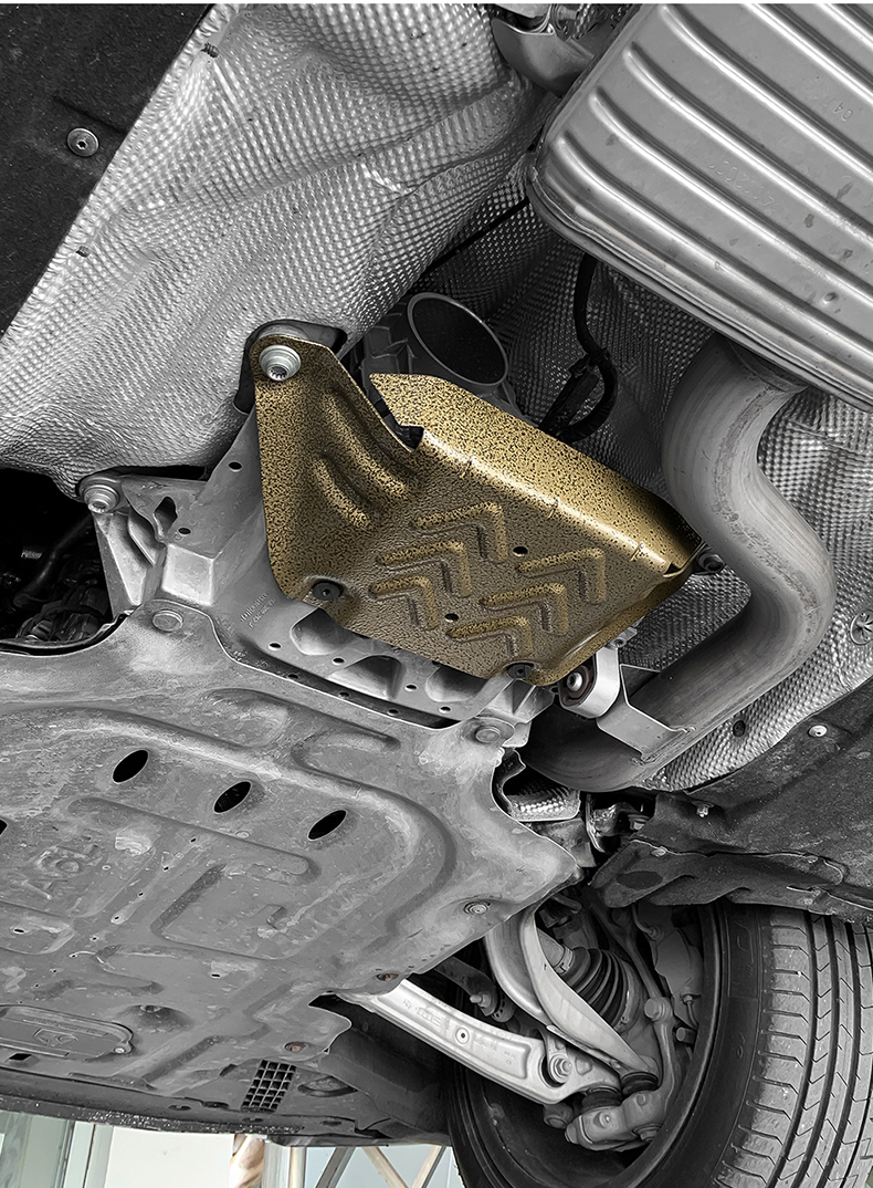 适用19-2021款奥迪a6l底盘护板c8改装发动机下护板线路保护板新款