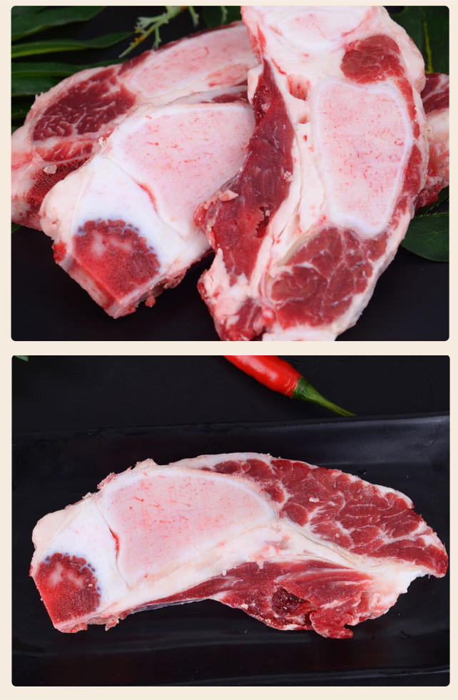 新鲜带肉牛胸骨2斤4斤牛排骨多肉肋排黄牛脆骨软骨清真牛骨头过年送礼