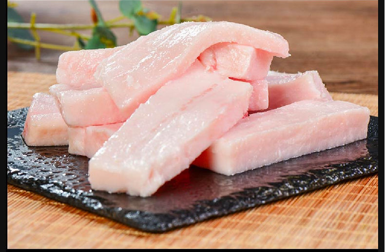 黑猪土猪肥肉肥膘板油批发生猪油批发冷冻肥猪肉猪肥膘5斤家庭试吃