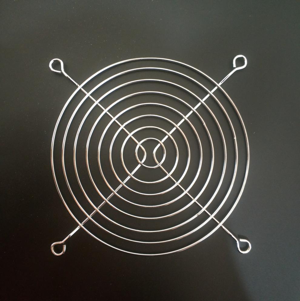 轴流风机金属防护铁网罩4cm5cm6cm8cm9cm12cm厘米散热风扇铁网 16cm