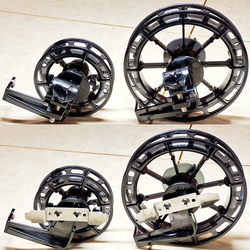 八卦轮鱼竿抛投谷麦轮风火轮渔轮前打竿轮带泄力筏轮八卦轮手拨轮车盘