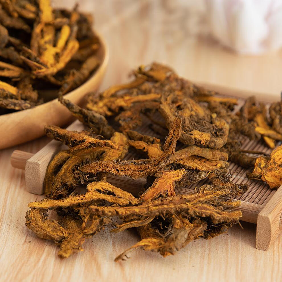 同仁堂中药材特级黄连黄连片黄连茶黄连粉散装新货250g克