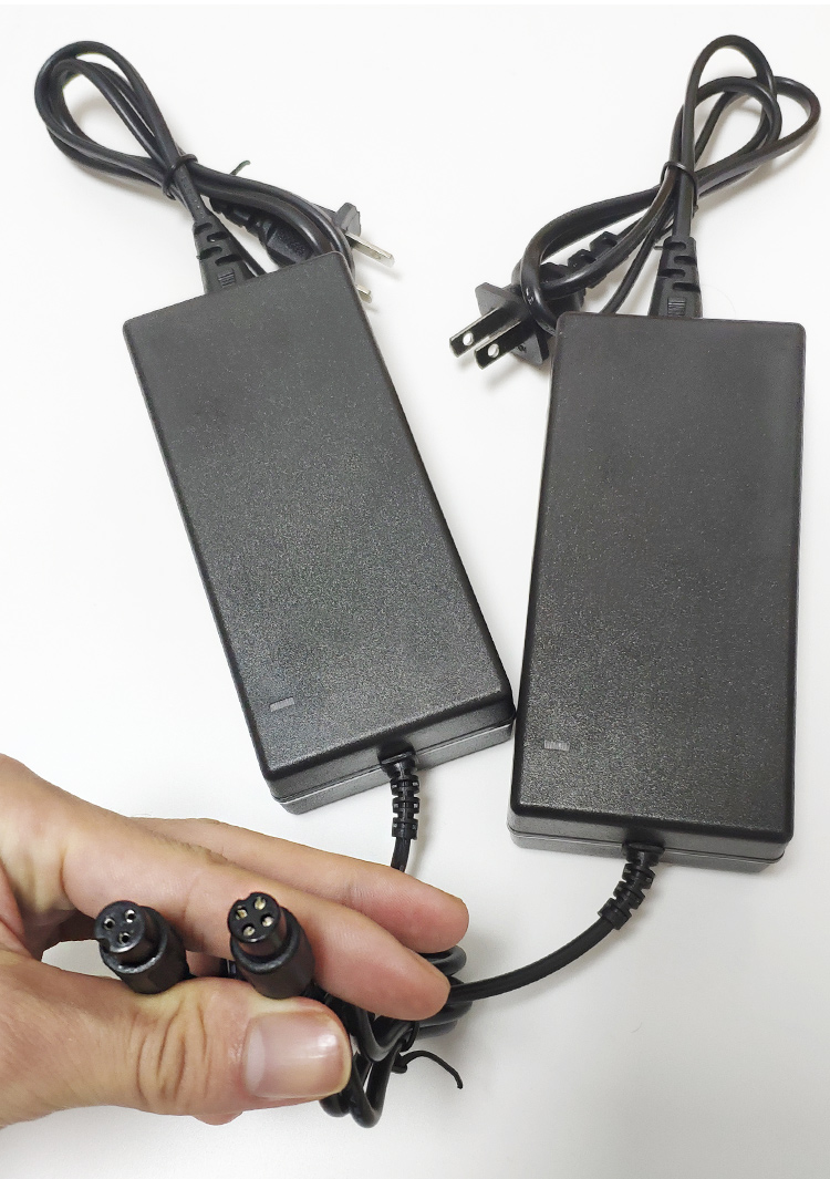 小米领奥两双轮平衡车三孔四孔原装63v充电器548v电源线54v通用标准版