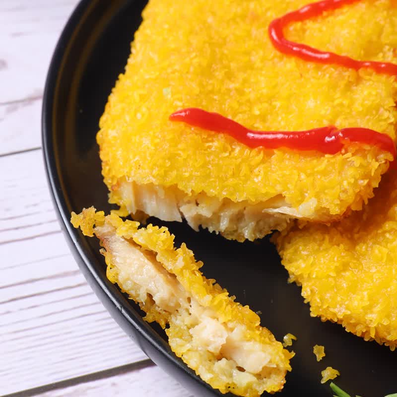 嘎嘎脆鸡排10片油炸半成品油炸半成品100g片裹粉鸡排饭休闲零食嘎嘎脆