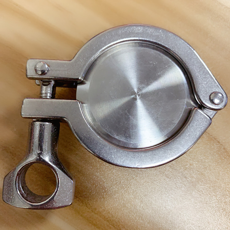 304不锈钢卡箍盲板套装卡盘端头闷堵盖板快开盲板φ159卡盘183