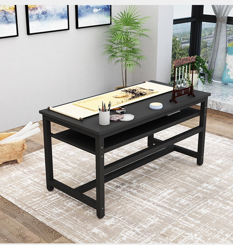 书法桌书画桌毛笔字桌简易桌子折叠桌椅家用国画书桌书法台练字培训班