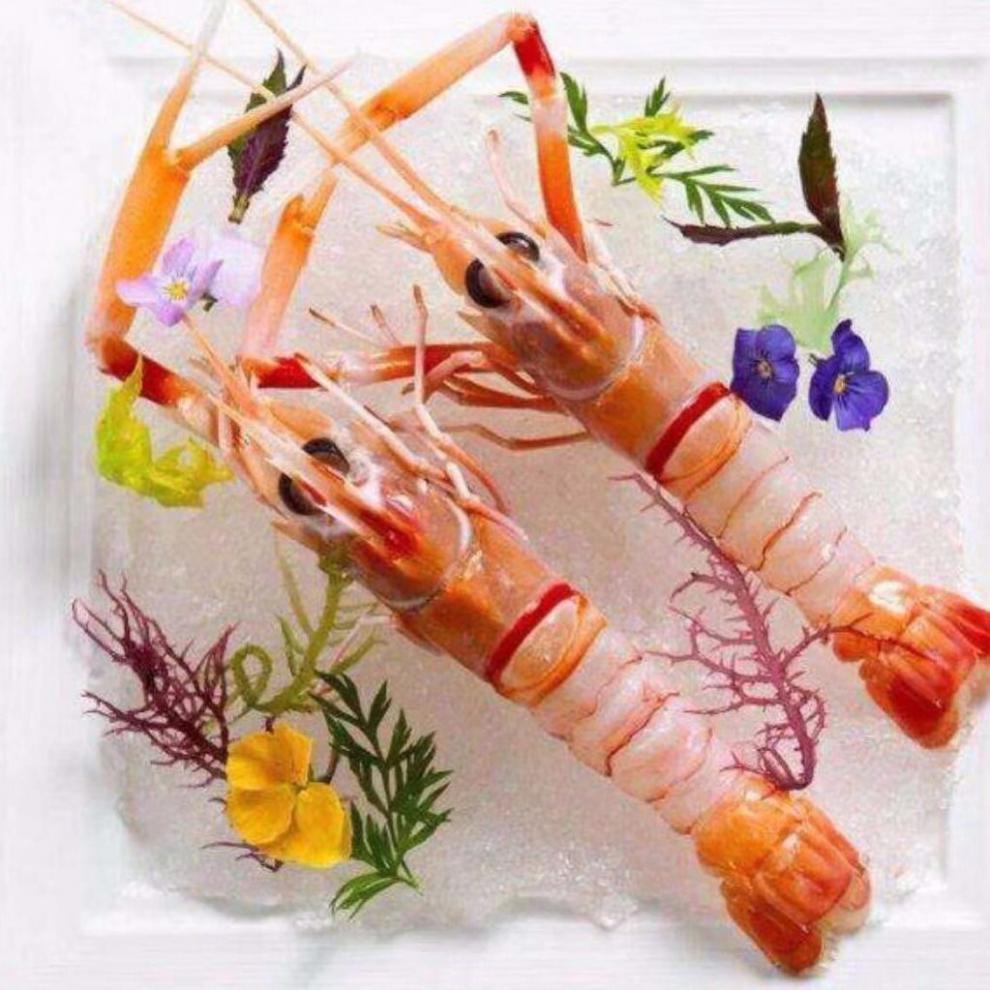 新鲜海鳌虾刺身舟山深海小龙虾海捕鳌虾3盒净重3斤一斤约20只左右